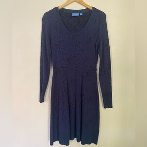 Simply Vera a fit and flare long sleeve stretch dress